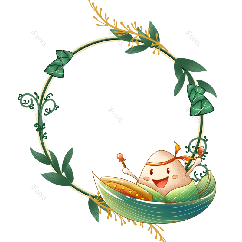 边框图片,端午元素,装饰元素PNG,边框元素免抠素材